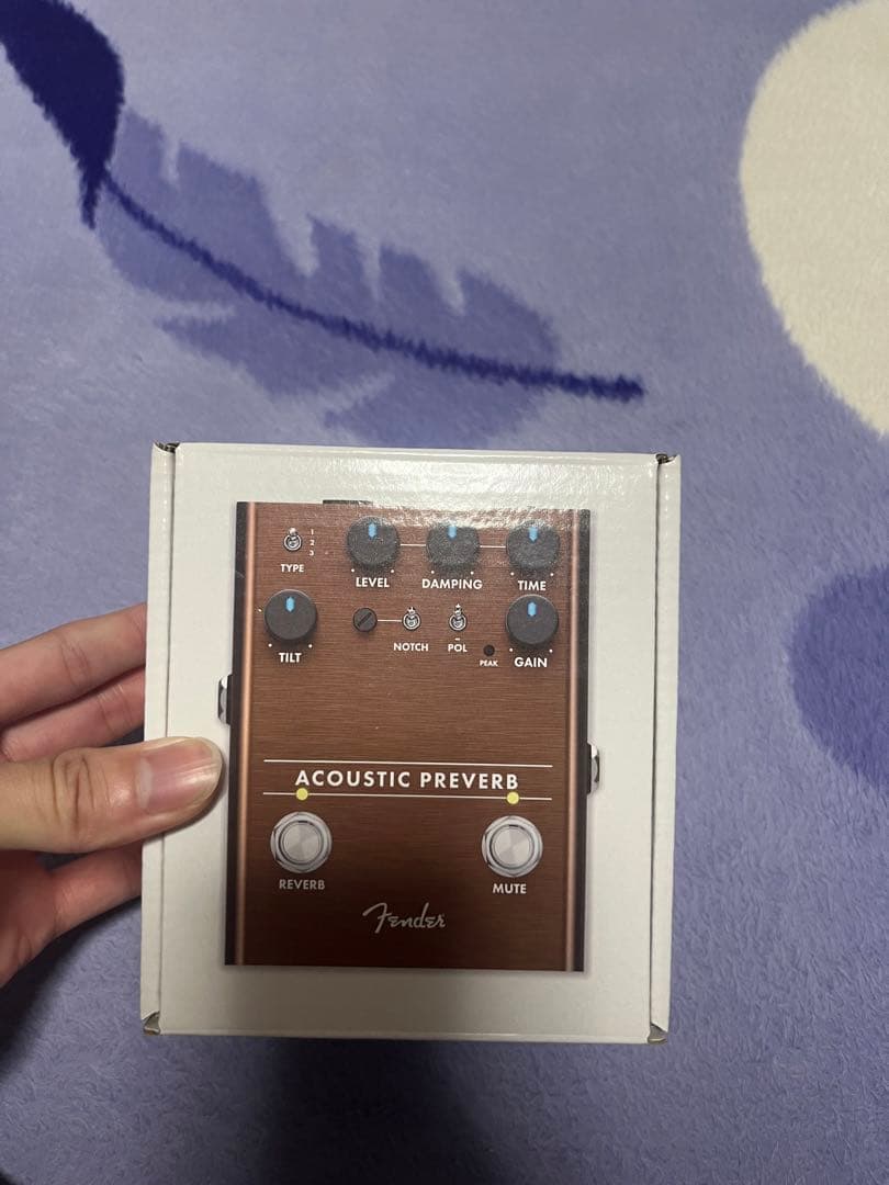 フェンダー　acoustic preverb エフェクター