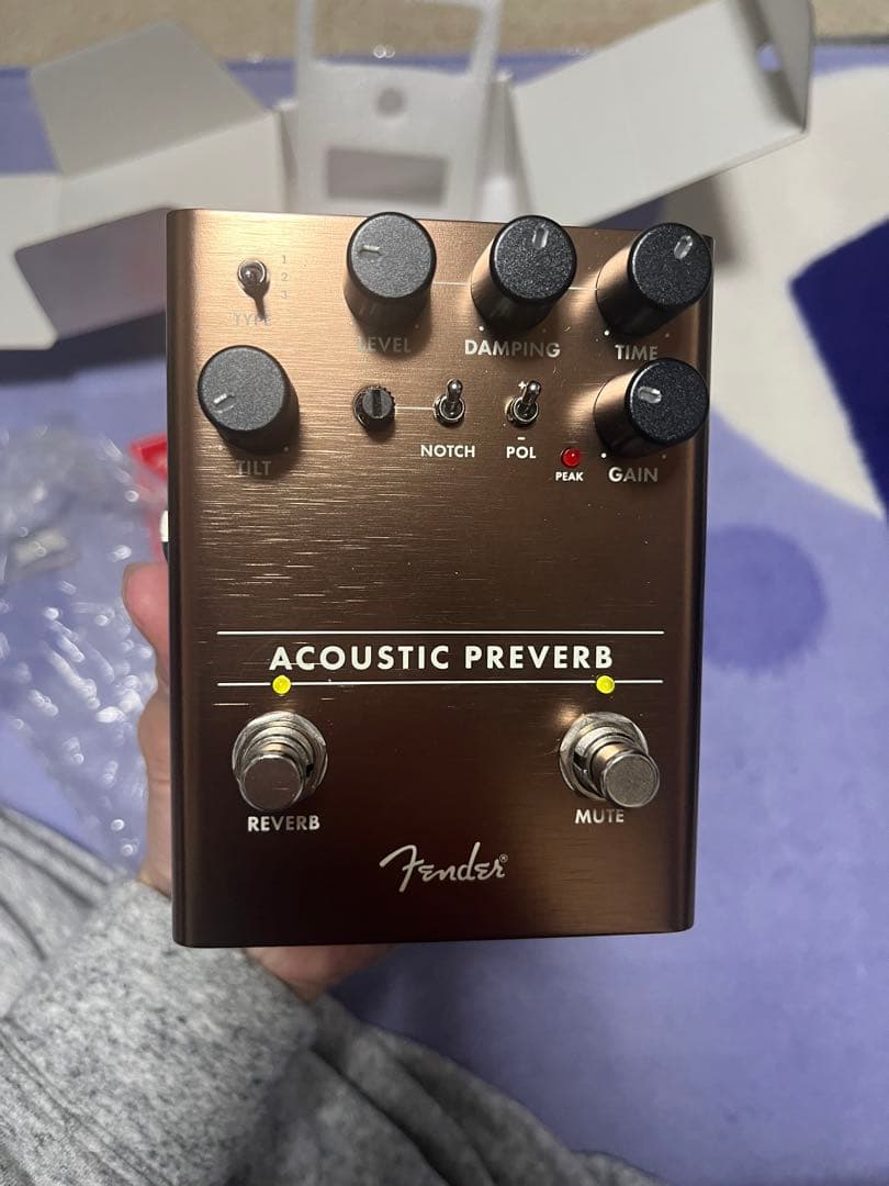 フェンダー　acoustic preverb エフェクター