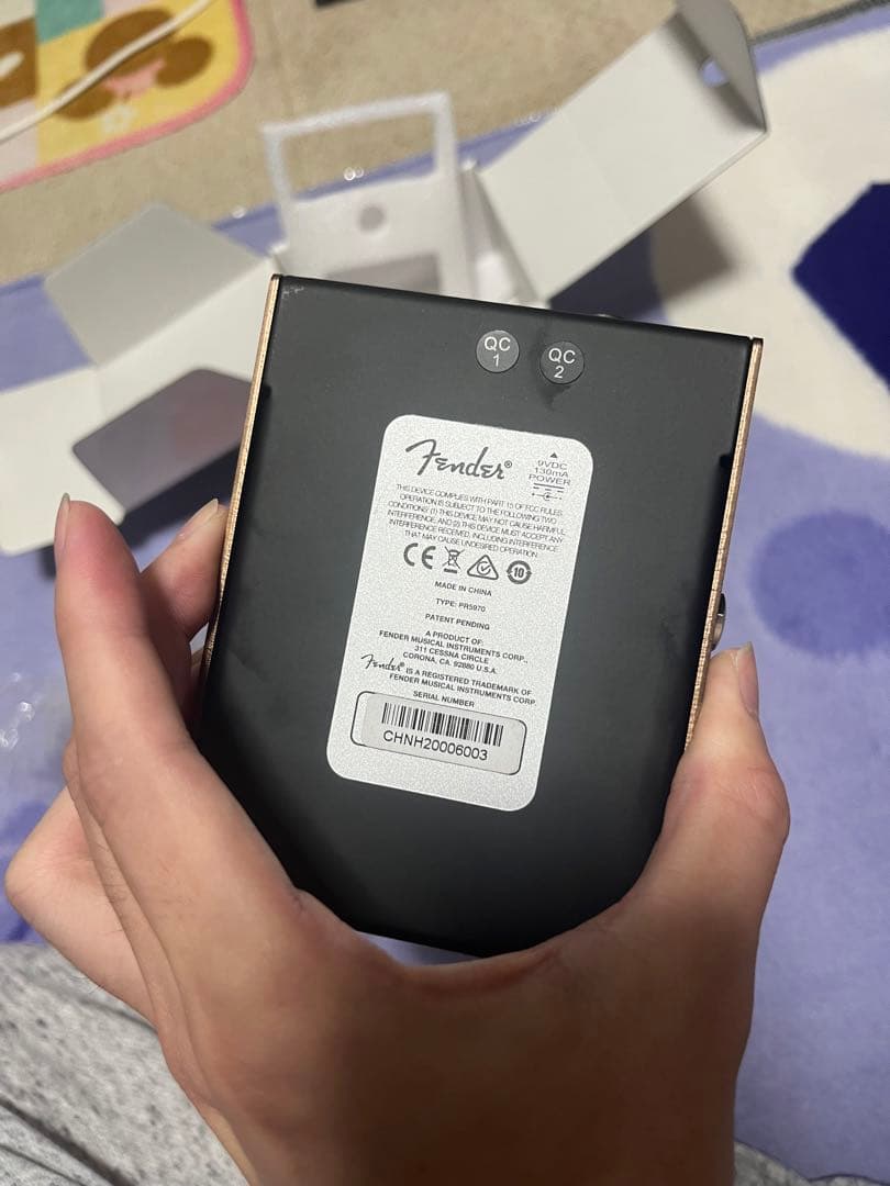 フェンダー　acoustic preverb エフェクター