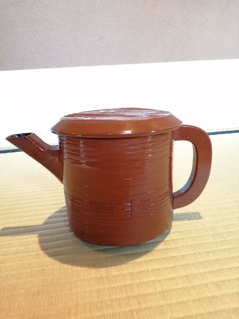 【茶事道具】秋田塗枌目飯器湯次　懐石道具