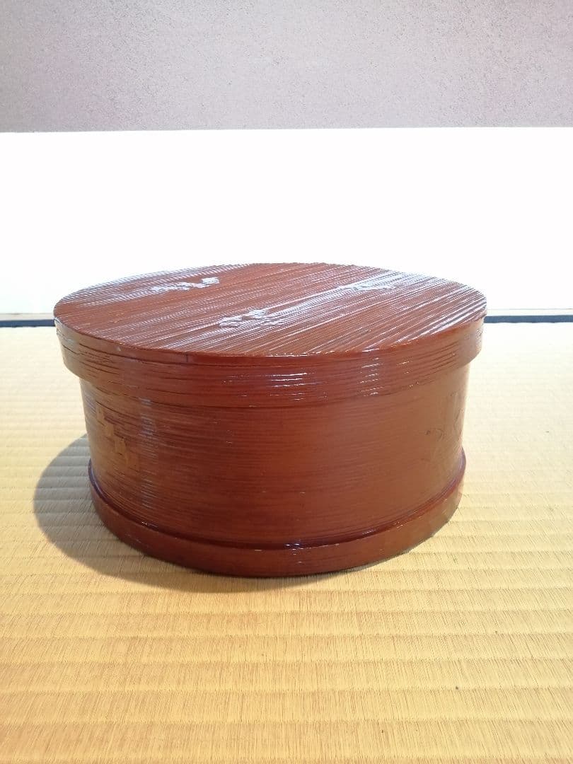 【茶事道具】秋田塗枌目飯器湯次　懐石道具