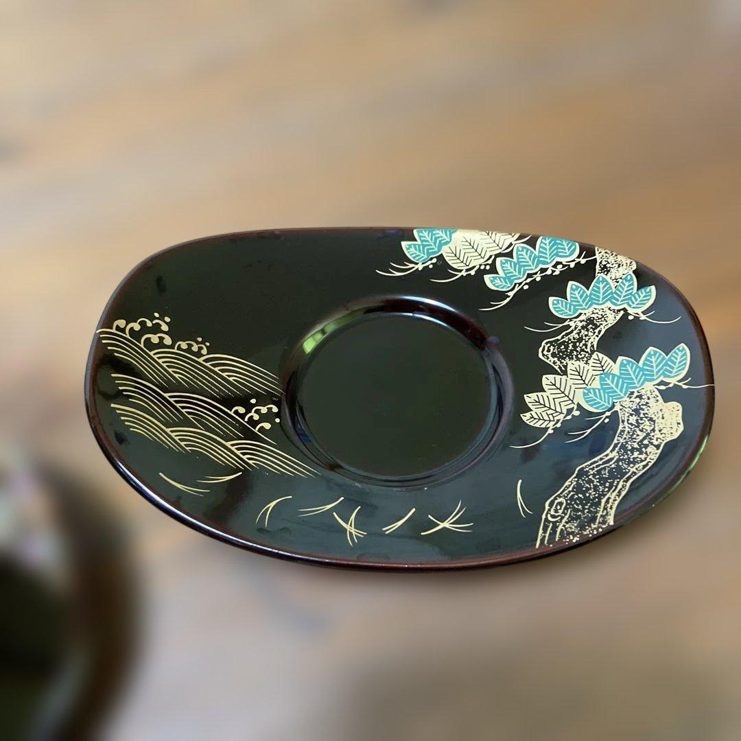 源氏物語　茶道具セット 急須と茶碗5個　清兵衛窯