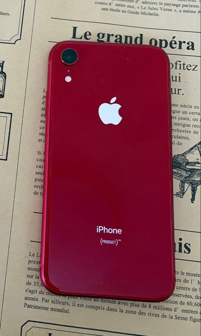 【わか】Apple iPhone XR RED