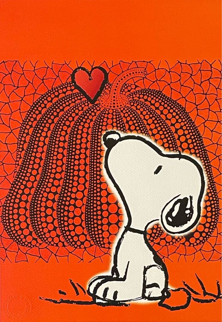 DEATH NYC/限定アートポスター/スヌーピー /SNOOPY/かぼちゃ