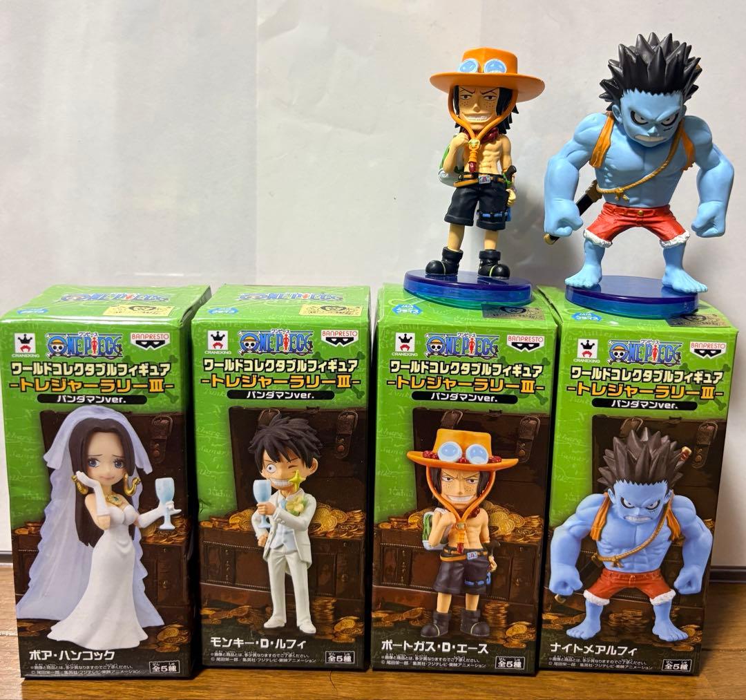 ワンピース WCF トレジャーラリーⅢ パンダマンver 4体 未開封有