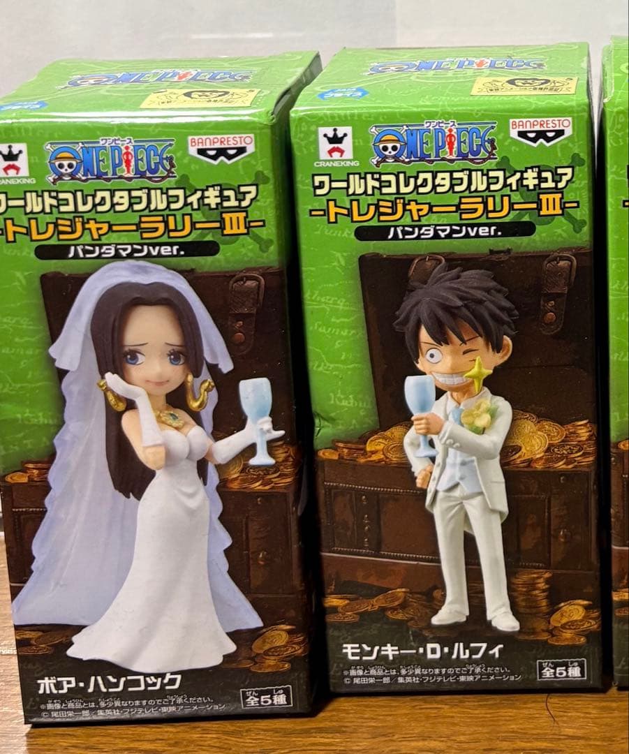 ワンピース WCF トレジャーラリーⅢ パンダマンver 4体 未開封有