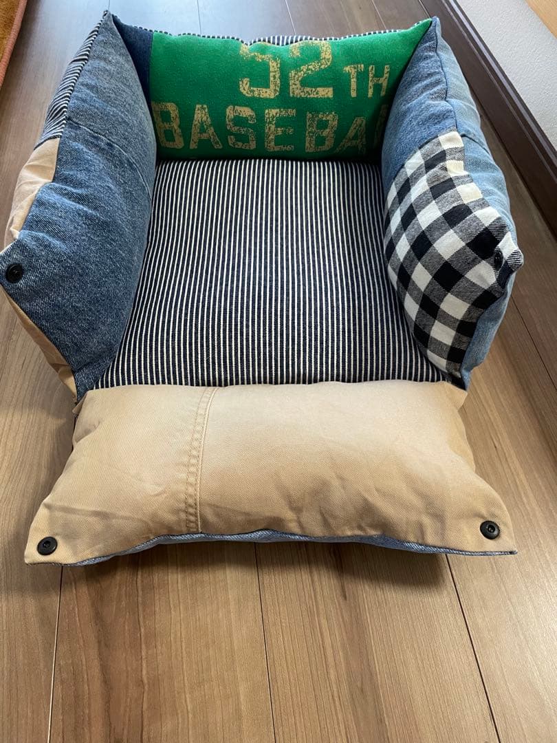 犬用デニムベッド