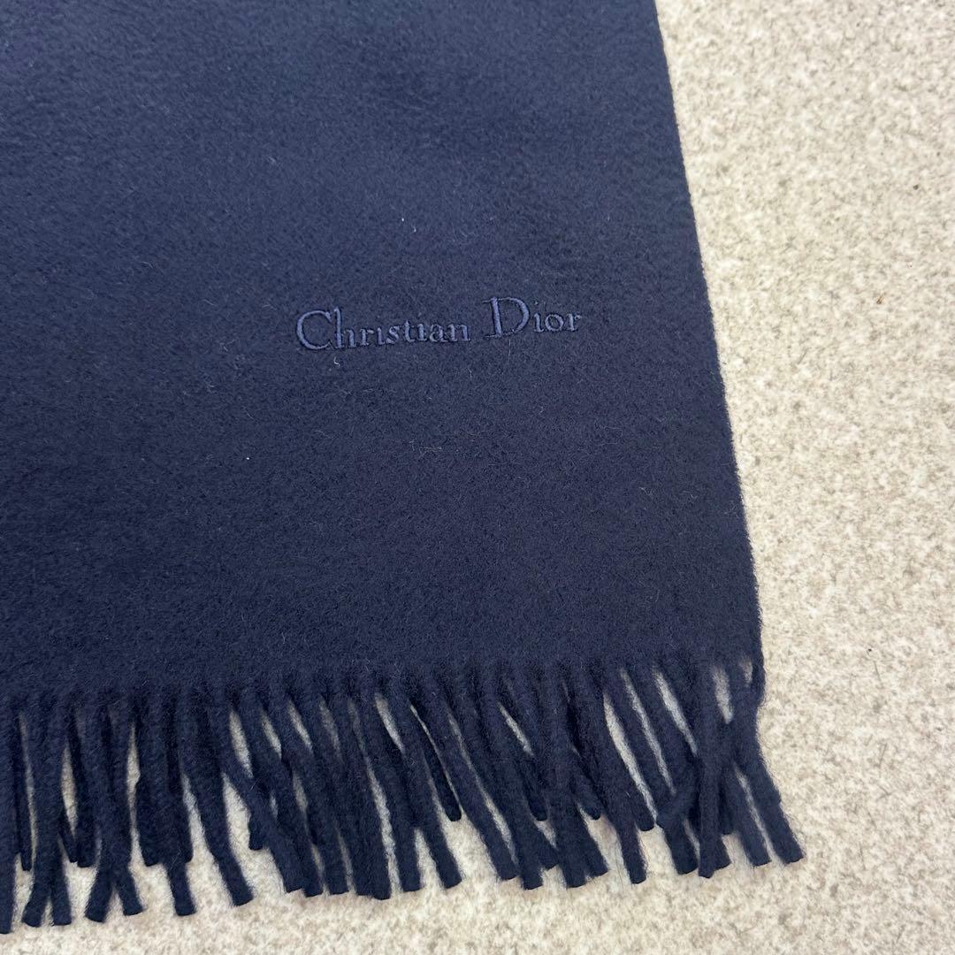 【未使用】Christian Dior/クリスチャンディオール/ウールマフラー