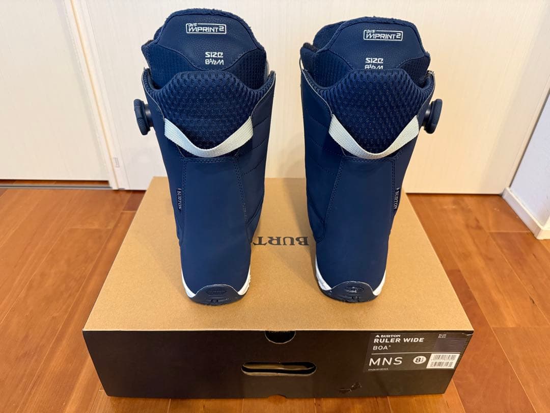 【美品♪】バートン　ルーラーワイド　BOA ブルー 26.5cm