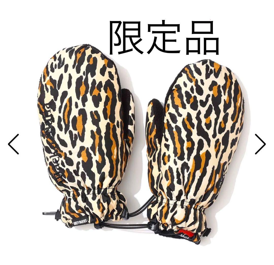 wackomaria nanga レオパード柄 ダウン グローブ