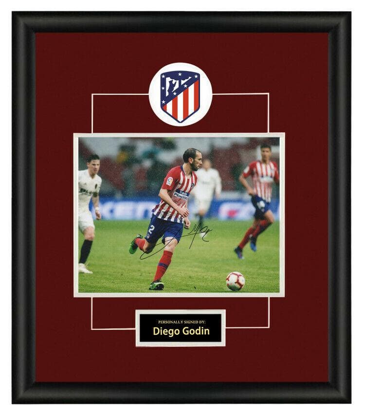 直筆サイン入り写真 ディエゴ・ゴディン インターミラノ ウルグアイ代表SA鑑定済