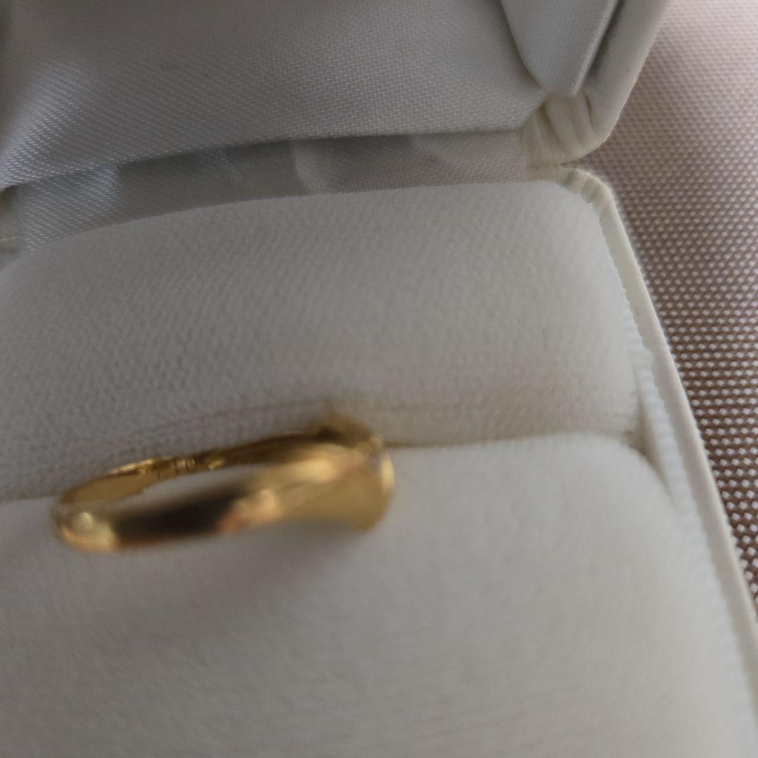 K18 総量2gダイアモンドゴールドリング