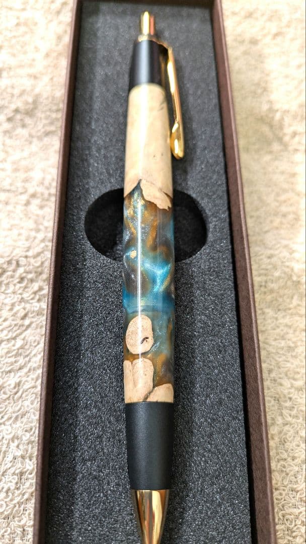ボナンペン　レジンウッド　天王星　ボールペン