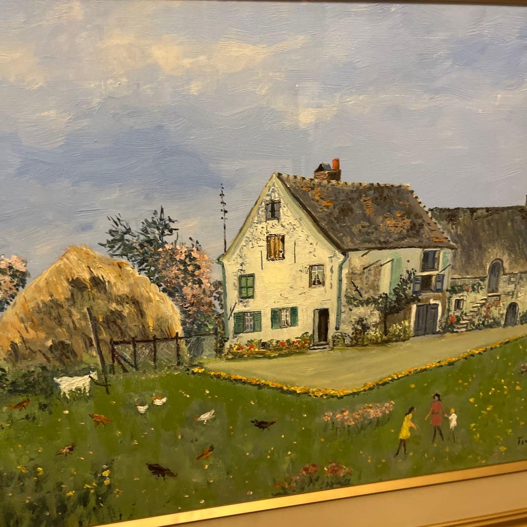 【更に値下げしました】油絵画《TIVOLY》