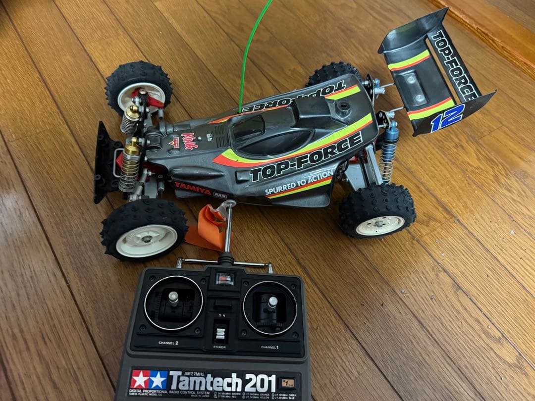 黄*星様 タミヤ トップフォース　RCカー　バッテリーなし動作未検証ジャンク品