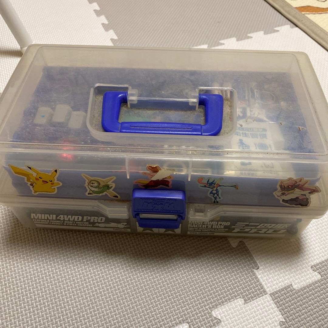ミニ四駆 車両3台とパーツ引退セット