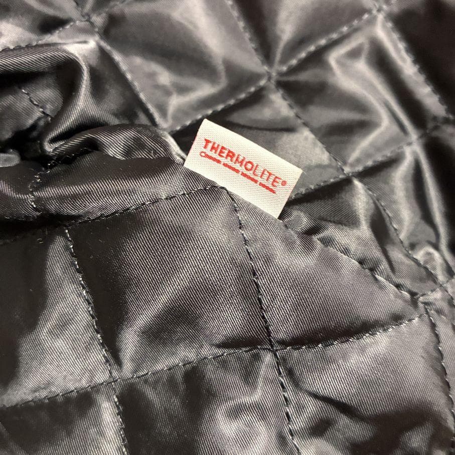 ほぼ新品ナノユニバース■中綿オイルドレザー SライダースMブラック/サーモライト