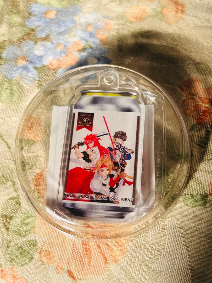 テイルズ ラベル缶 アクリルキーホルダー シークレット