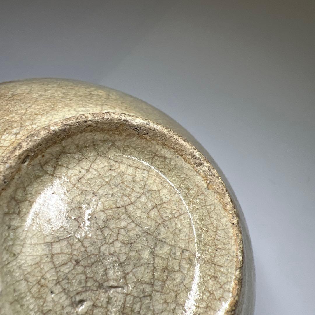 16~19世紀　高麗青磁皿、茶碗3客　東Y7-0806① トヒコ