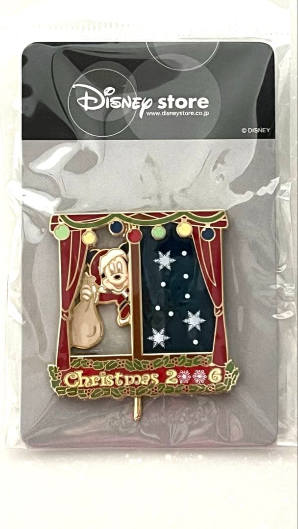ディズニーストア クリスマス限定 2006 ピンバッジ 7個セット