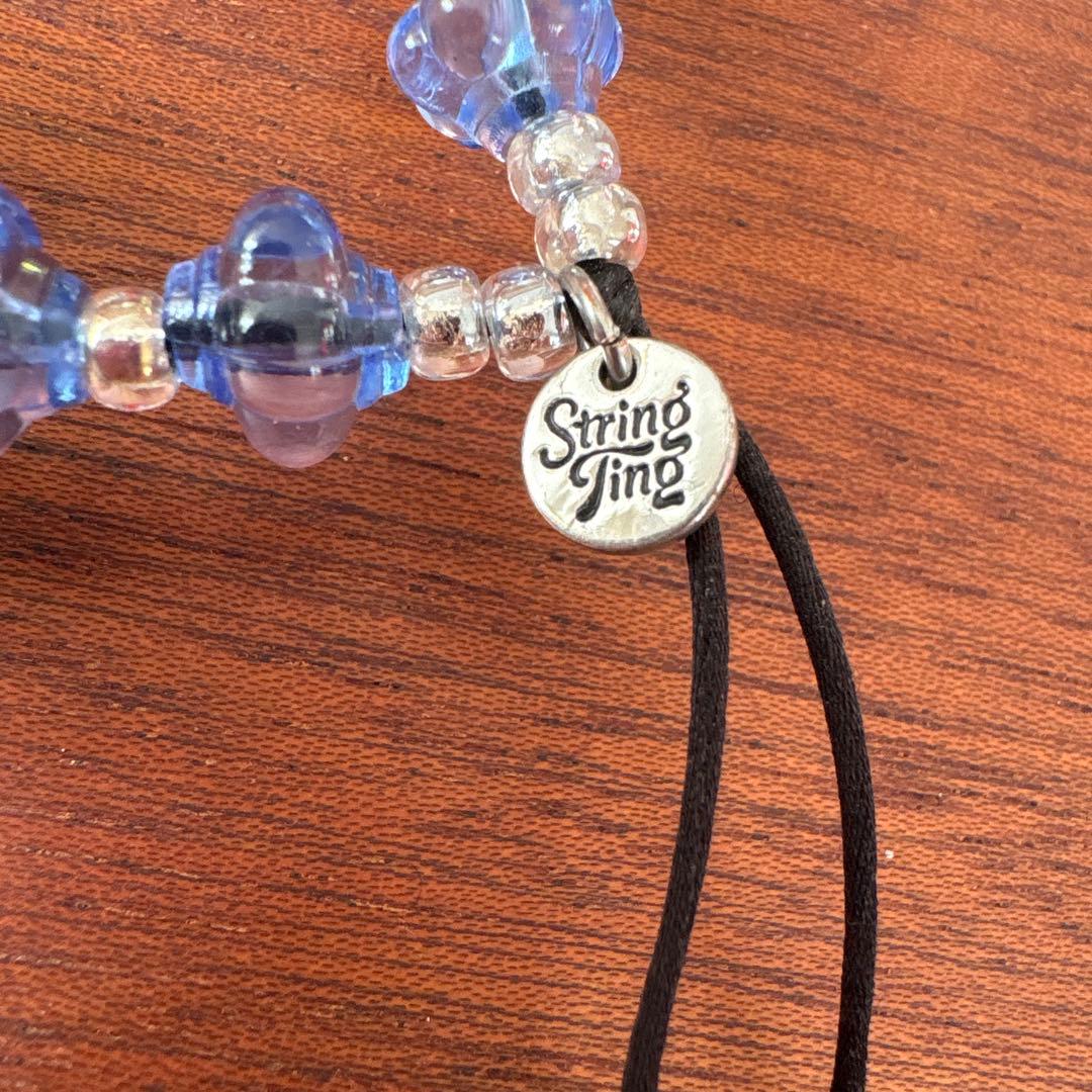 String Ting ストリングティング スマホストラップ　雲　ハート　美品