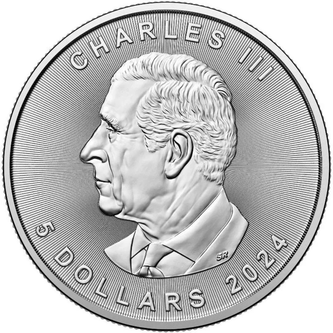 世界100枚限定！ メイプルリーフ 銀貨 カラー スズメバチ 森の自然融和