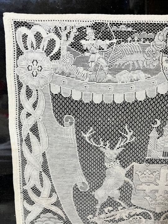 ⚠️1/4値下げ⚠️ノッティンガムレース アンティーク 額縁