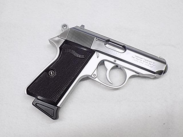 送料込み マルゼン ワルサー PPK/S ステンレス モデル ガスブローバック