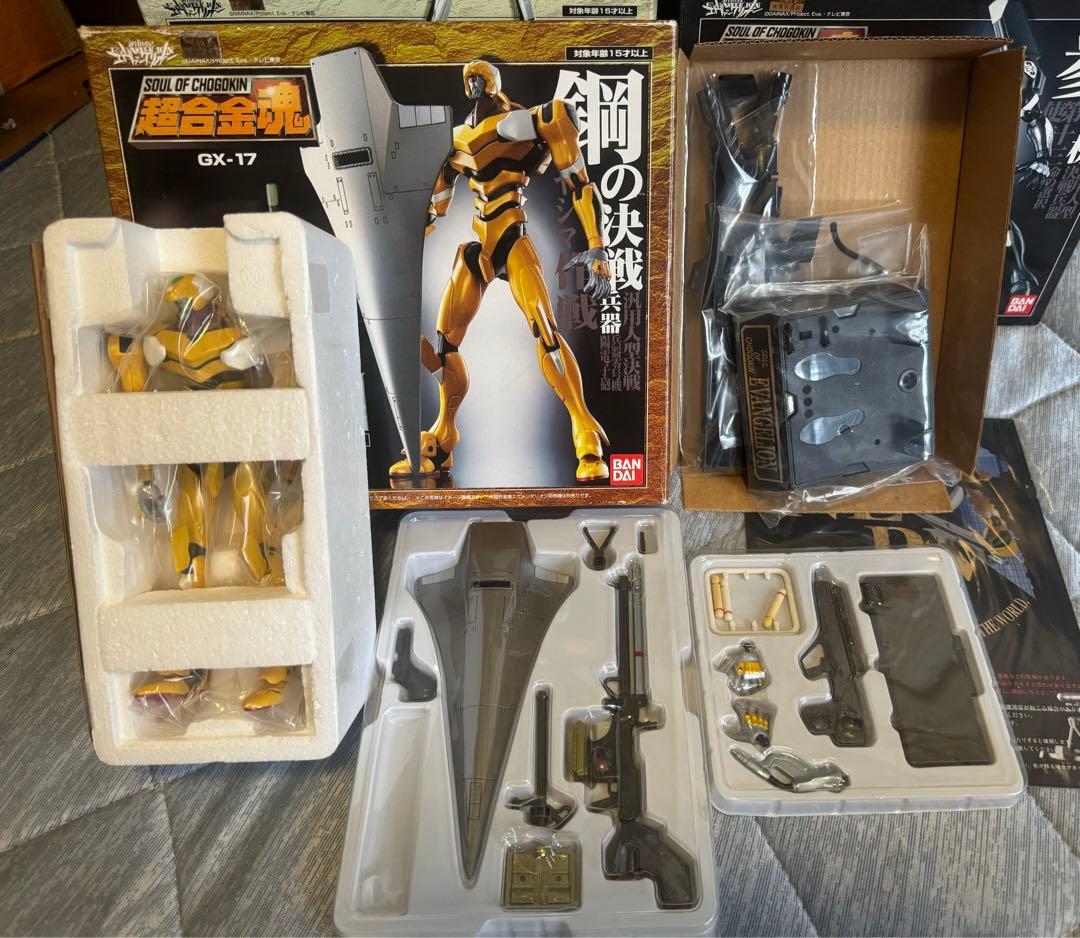 【超合金魂】エヴァンゲリオン　6体フルコンプセット+コレクションケース付