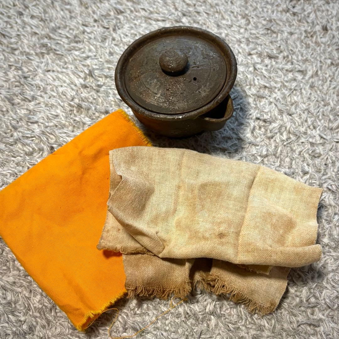 備前 松田華山造 宝瓶 共箱