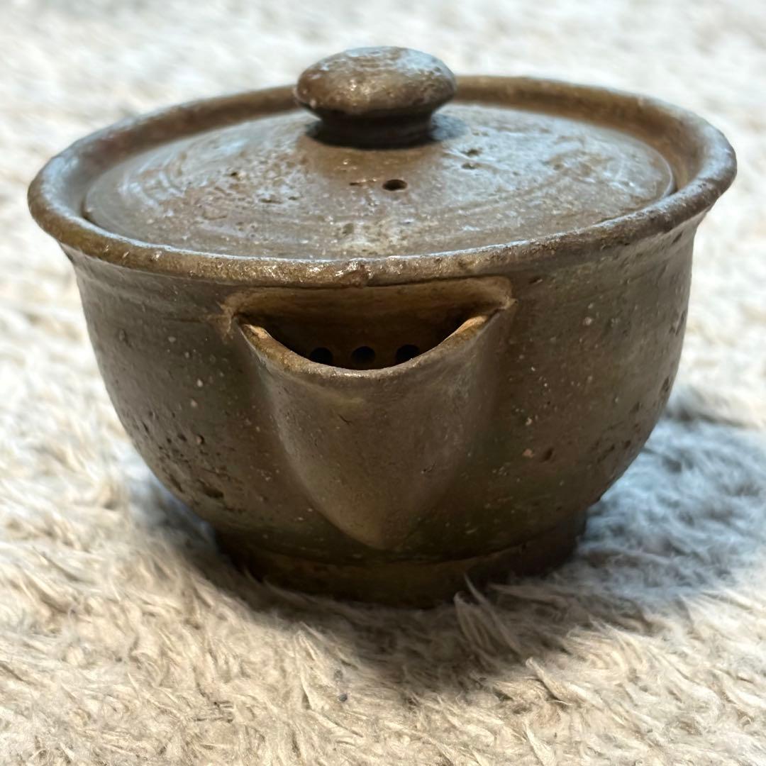 備前 松田華山造 宝瓶 共箱