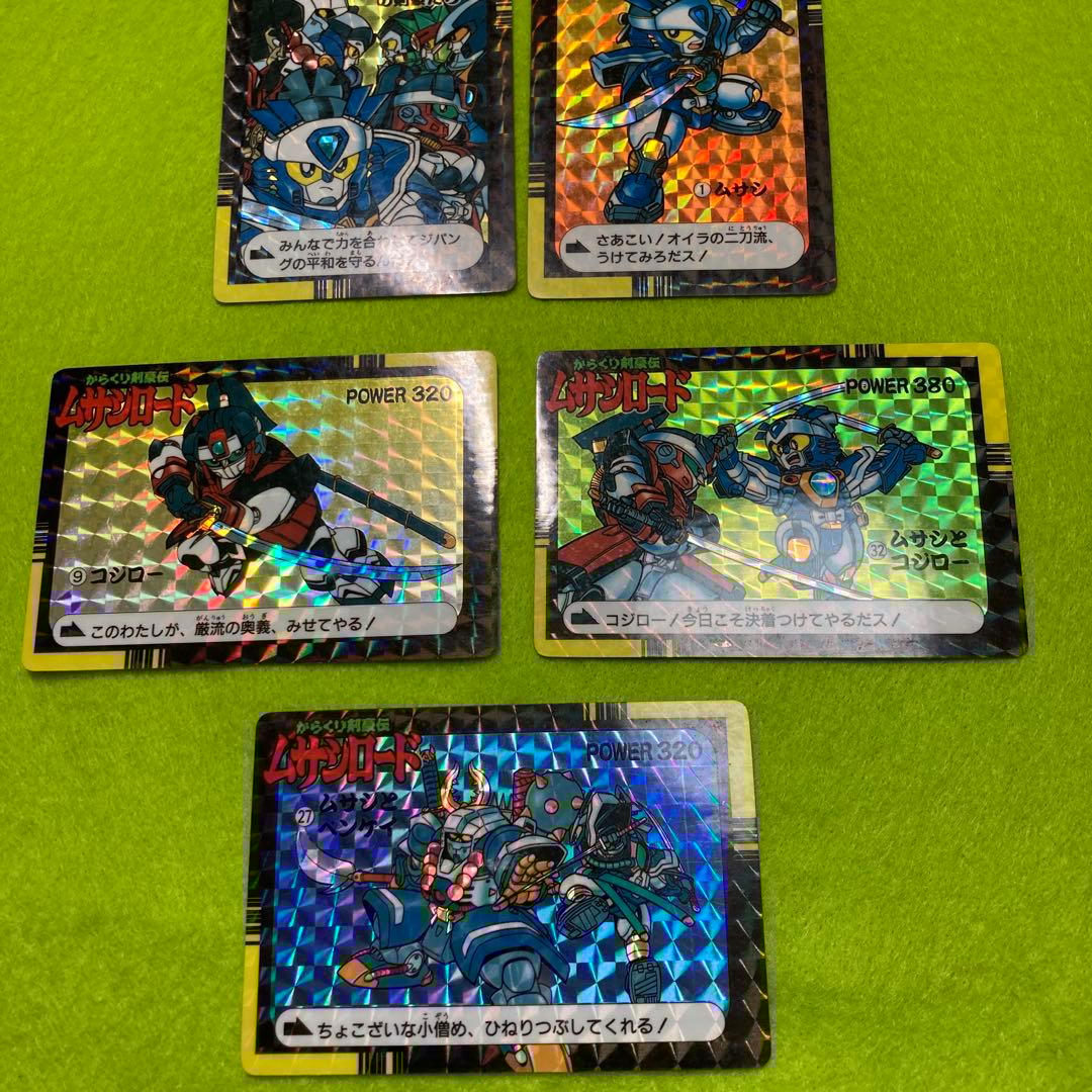 アマダ　PPカード　からくり剣豪伝ムサシロード　キラカード5枚セット レア希少