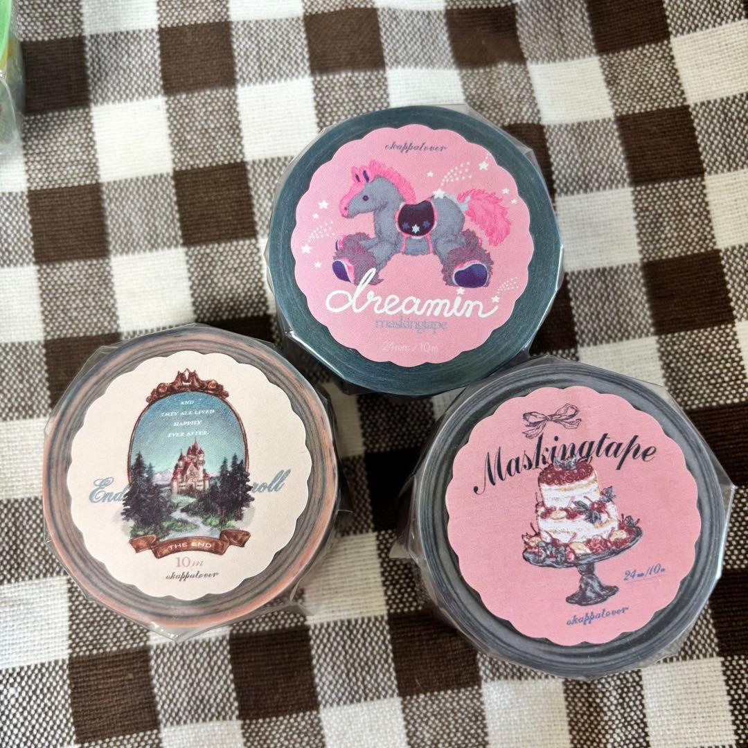 全て新品未開封★ okappalover マスキングテープ　3本セット　②