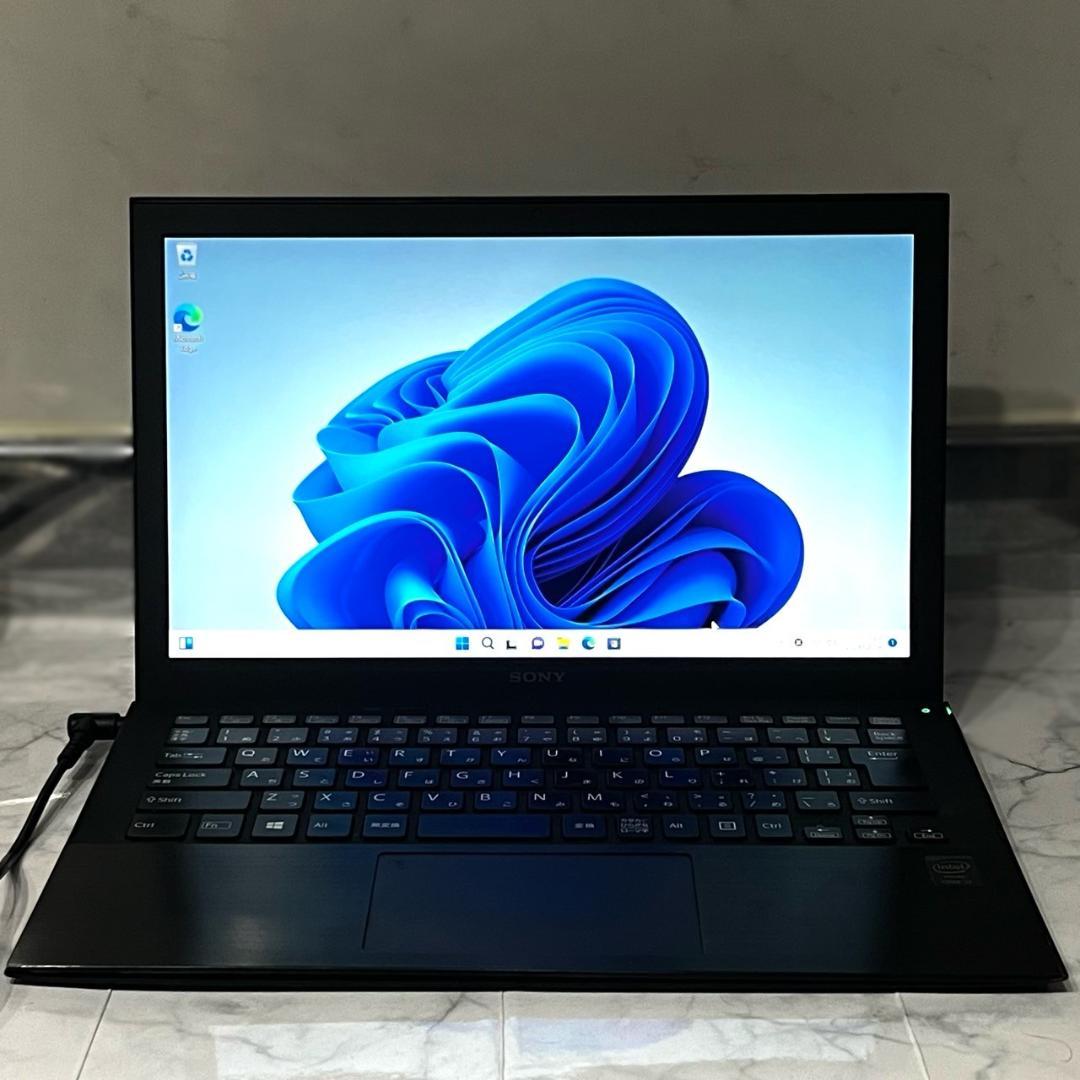 【SONY】VAIO 高性能i7 新品SSD256GB 4GB 黒ノートPC