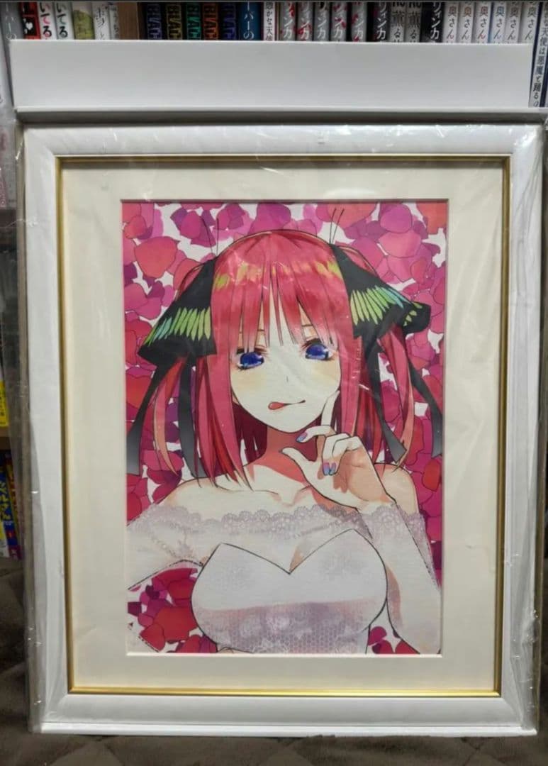 五等分の花嫁 中野二乃 Anique 記念額装絵 複製原画