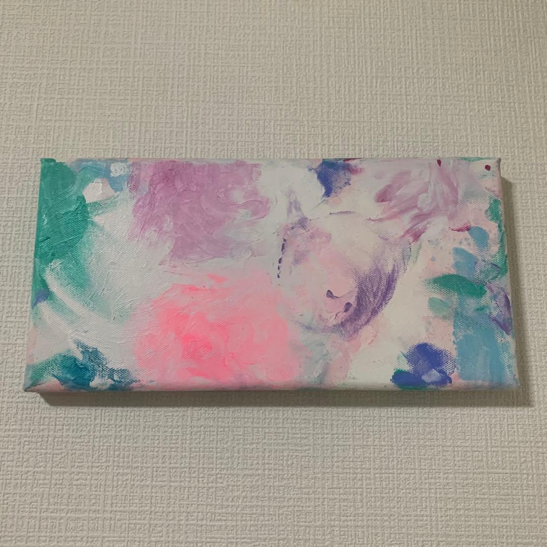 山崎美弥子さん絵画「HANAMANA/奇跡」〜花の絵　150×300