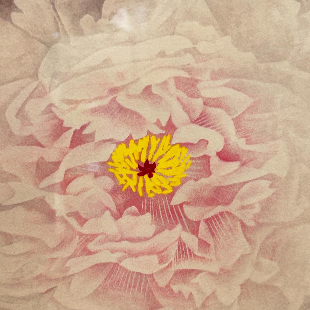 ♥松尾敏男画伯 リトグラフ 版画作品「春耀富貴」 限定180部 豪華額装