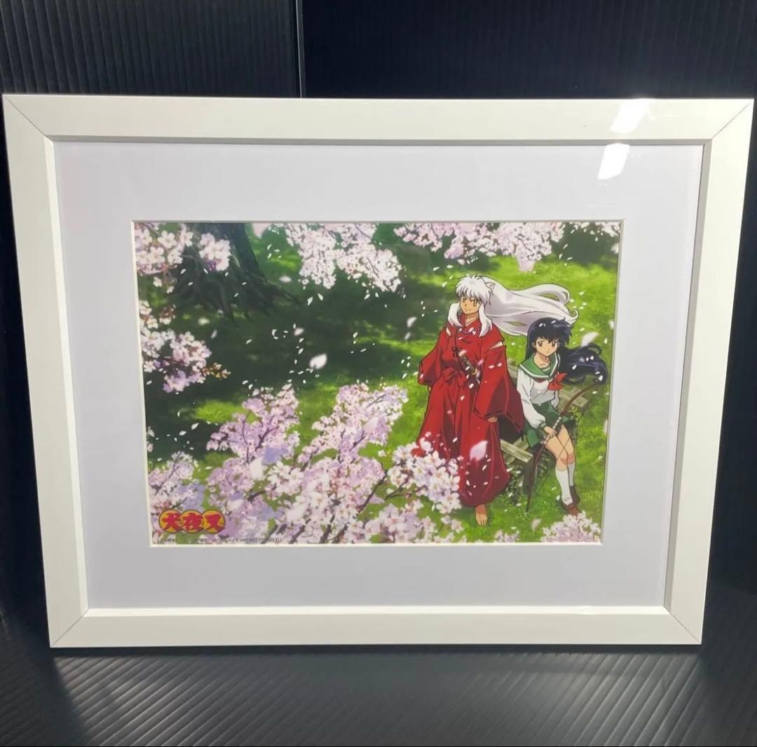 新品 犬夜叉 キャラファイングラフ 3種セット レア 額装 3枚 ノベルティ