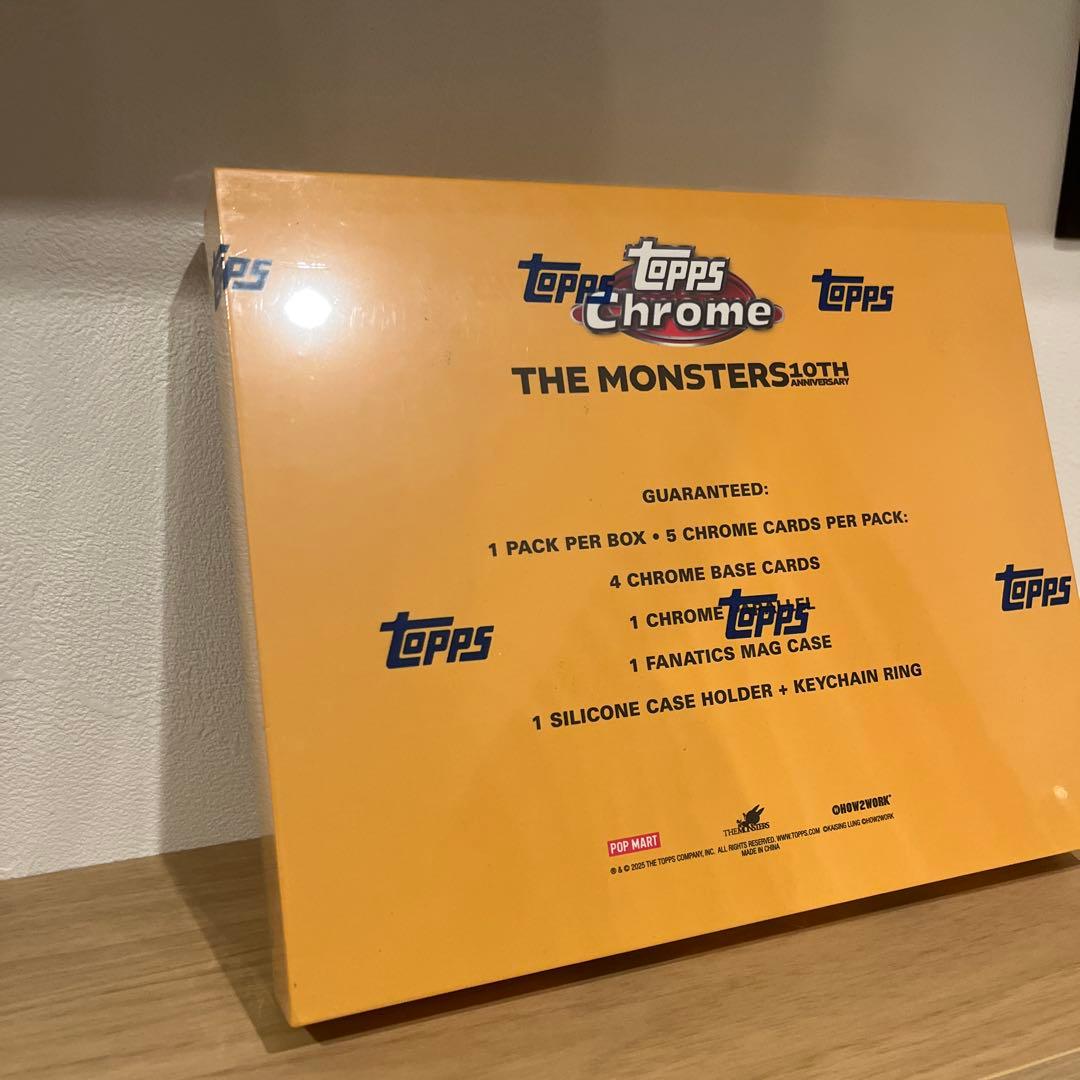 Topps Labubu Chrome モンスター10周年記念パック