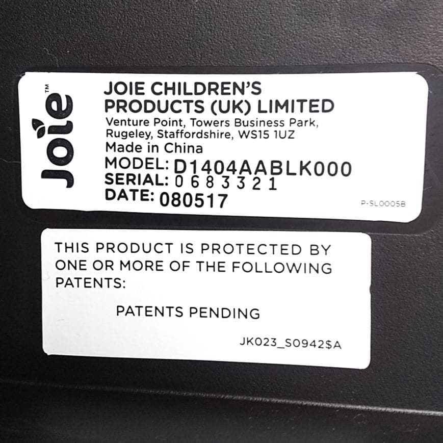 【美品】Joie ジョイー ベビーシートジュバ ＋アイベース ISOFIX