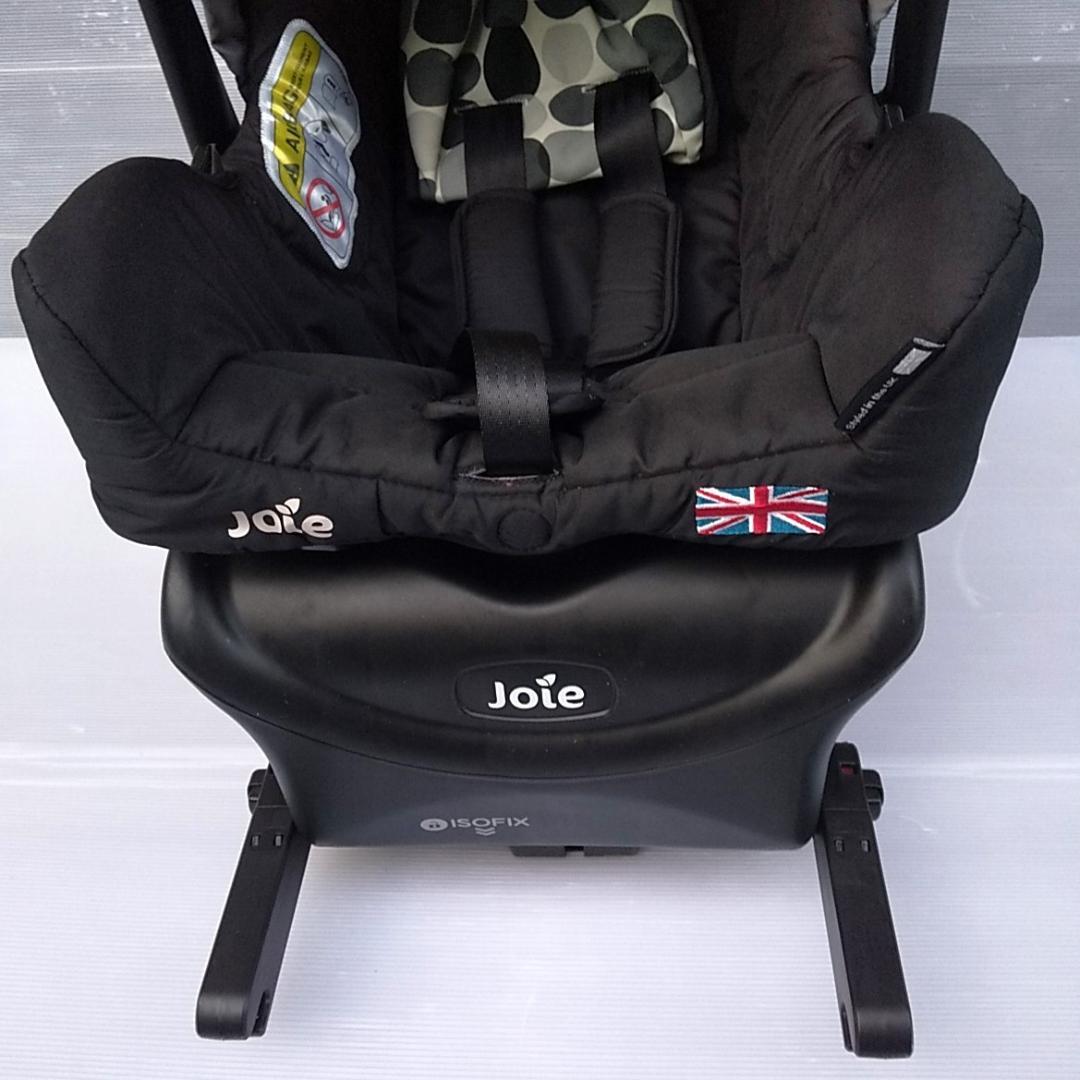【美品】Joie ジョイー ベビーシートジュバ ＋アイベース ISOFIX