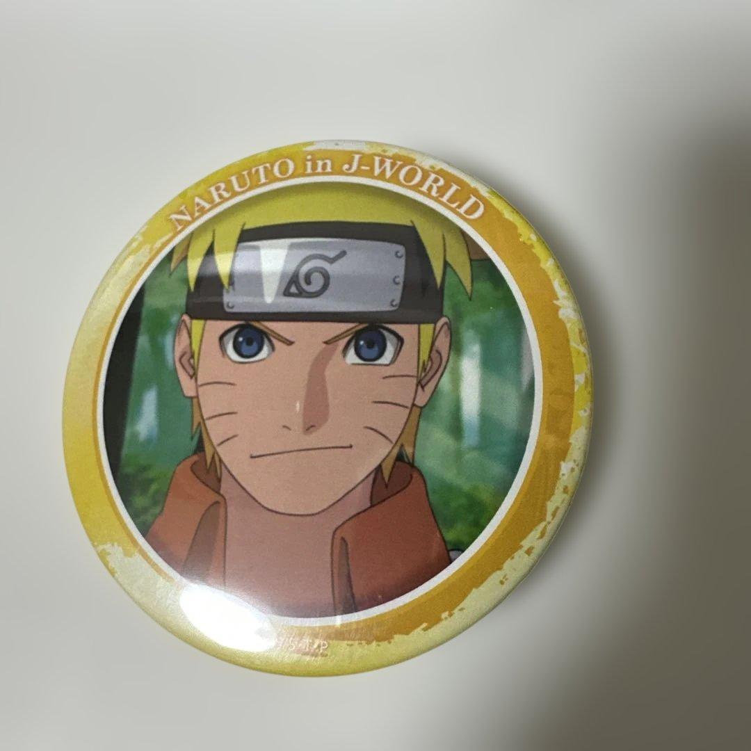 合*3様 希少NARUTO J-WORLD TOKYO 75mm缶バッジ ナルト