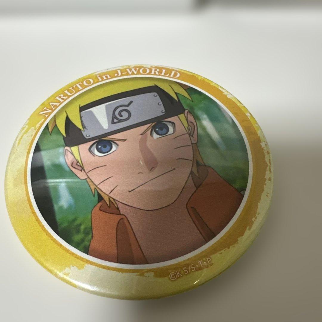 合*3様 希少NARUTO J-WORLD TOKYO 75mm缶バッジ ナルト