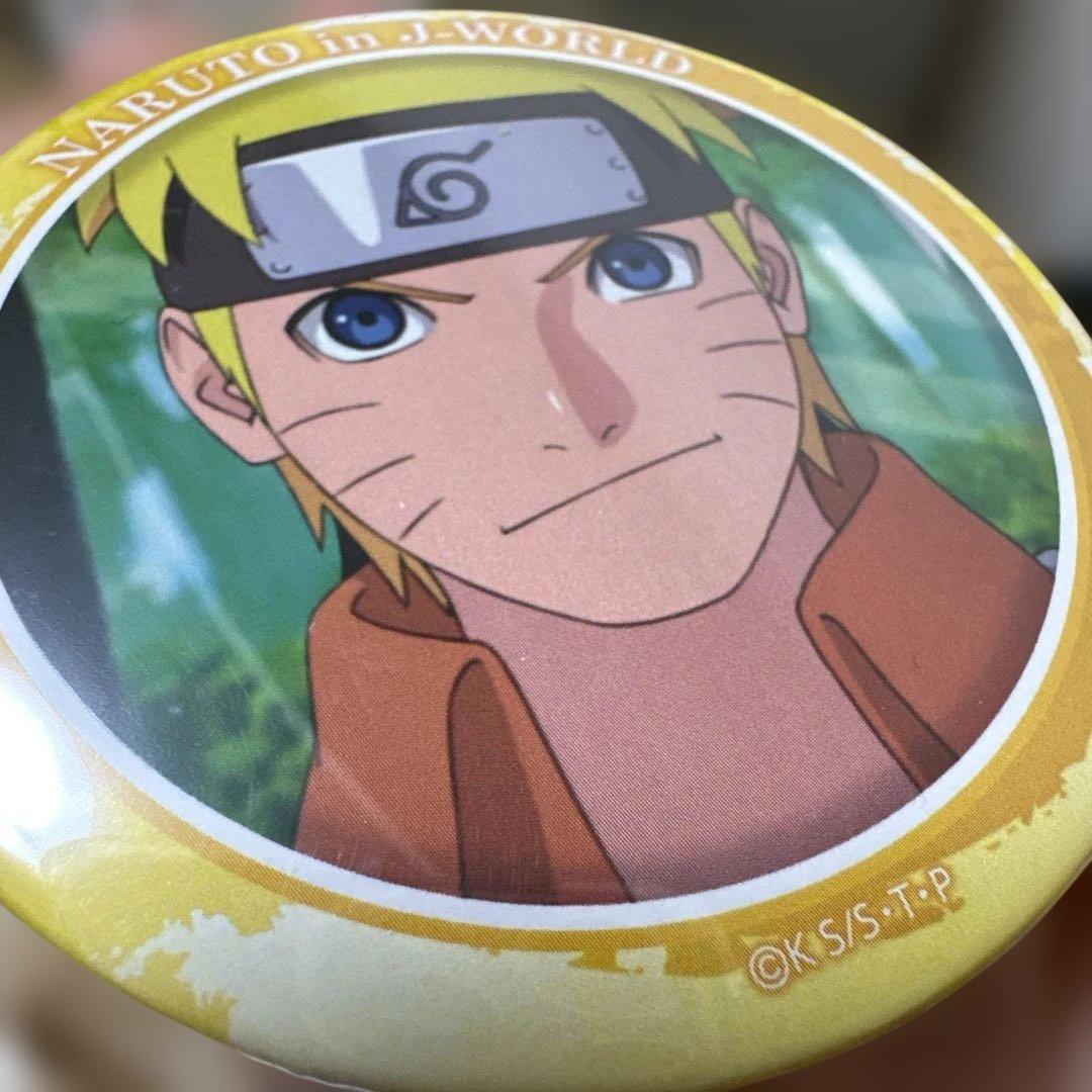 合*3様 希少NARUTO J-WORLD TOKYO 75mm缶バッジ ナルト