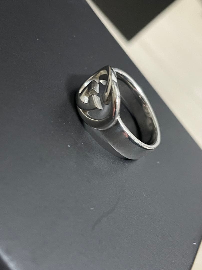 HERO GUCCI ダブルGロゴ シルバーリング