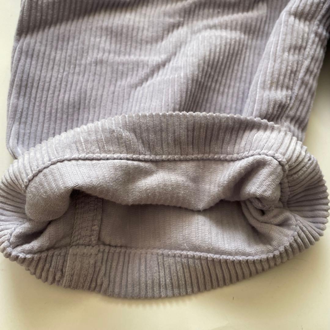 シシクイ　コーデュロイベーカー　ライトパープル　30