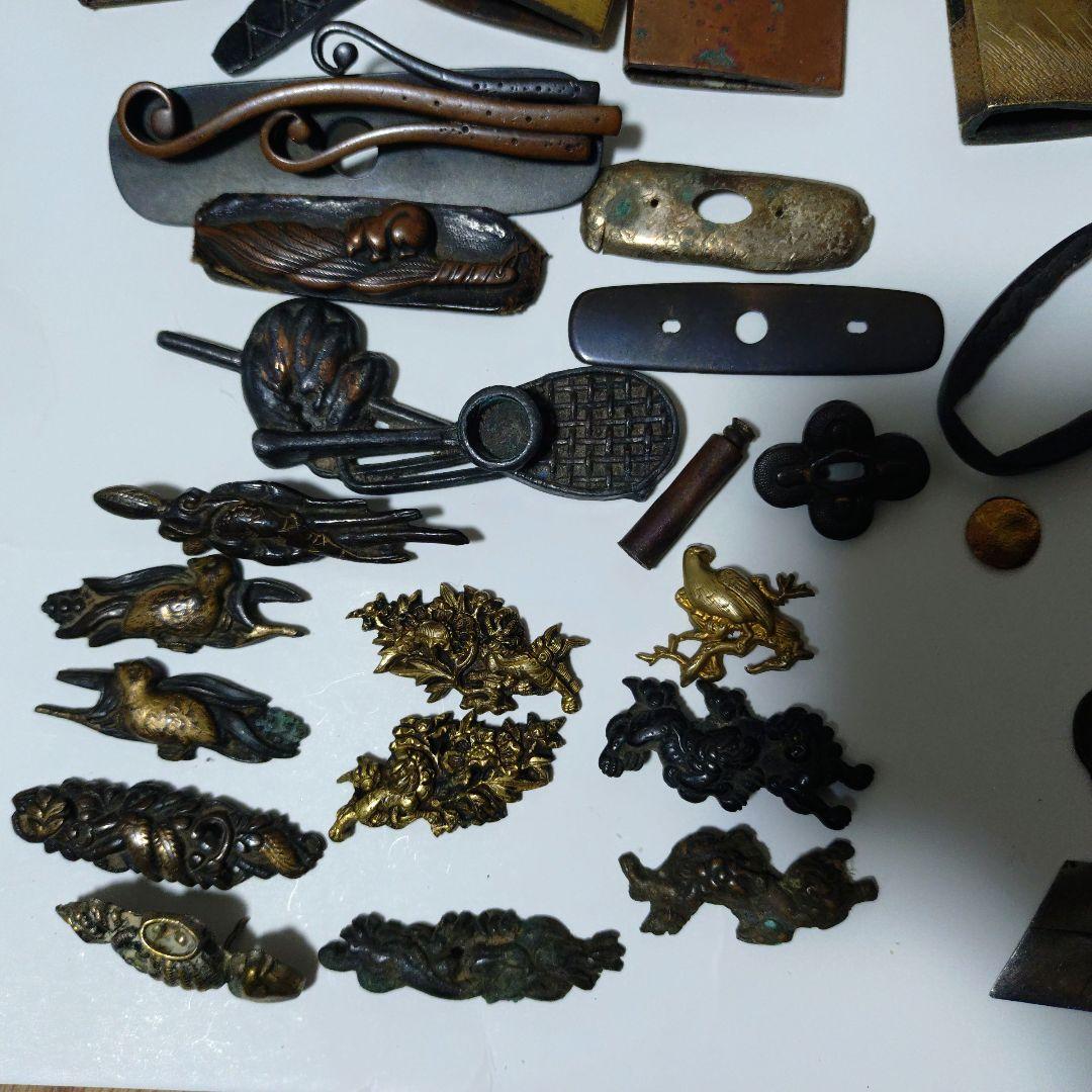 刀 装具 縁頭 ハバキ 目貫 計42点セット