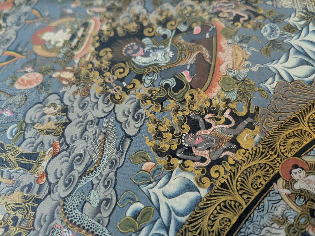 曼荼羅 特大 手描き 肉筆　絵画