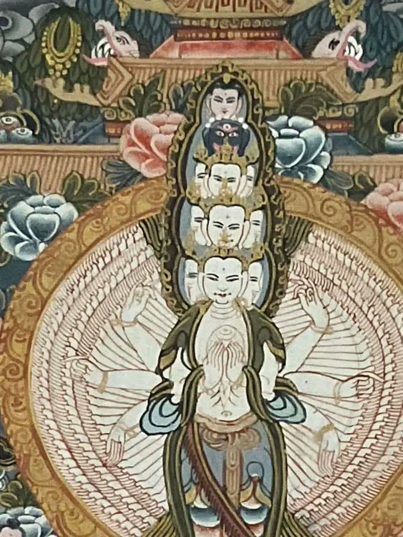 曼荼羅 特大 手描き 肉筆　絵画