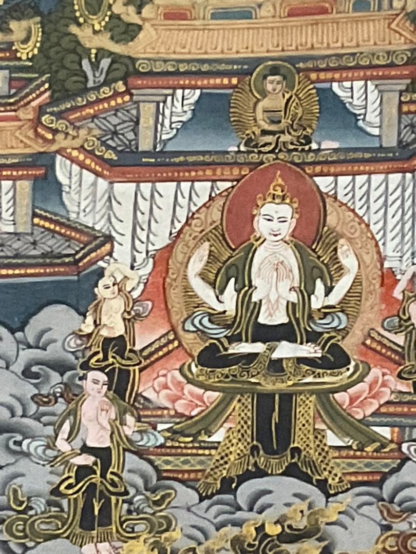 曼荼羅 特大 手描き 肉筆　絵画